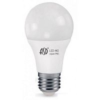 Лампа светодиодная ASD LED-MO PRO A60 Груша E27 12/24В 10Вт 800Лм 4000К 60х110мм картинка 